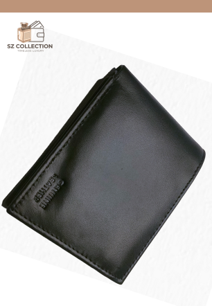 No.4 Genuine Leather Bi-Fold Wallet