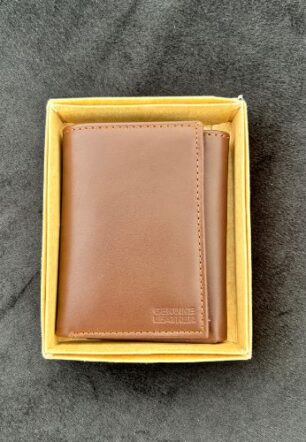 Tri-Fold Leather Wallet